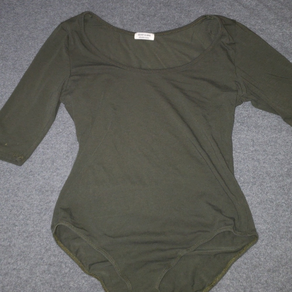 Olive bodysuit